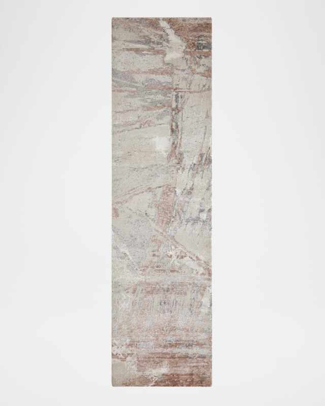 Qualia Hand-Knotted Runner, 2' x 10'